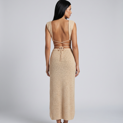 Lydia | Two-Piece Maxi Cover-Up Set with Wrap Skirt