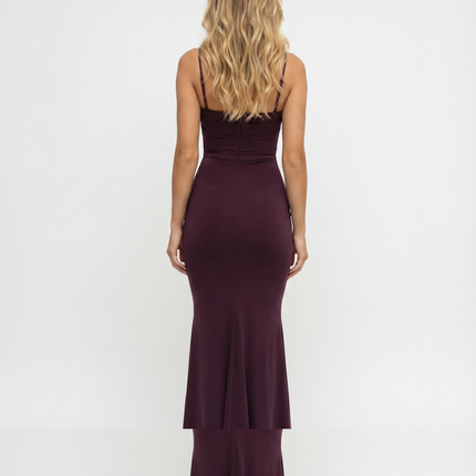 Mia | Maxi Bodycon Dress with Cowl Neck
