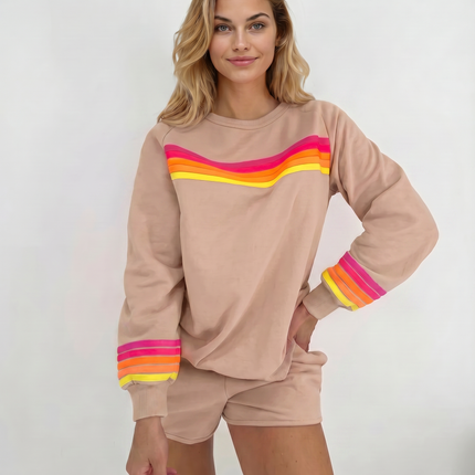 Stacey | Two-Piece Set with Sweatshirt and Shorts