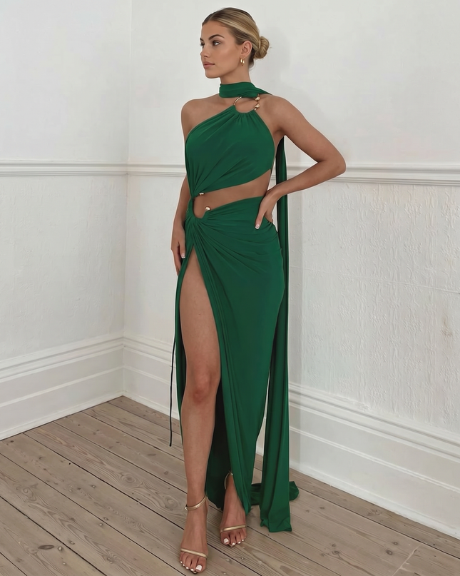Jocelyn | Maxi Dress with Asymmetrical Cut-Out