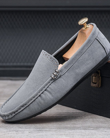 Loafers – Side Hardware Detail & Visible Stitching