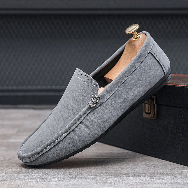 Loafers – Side Hardware Detail & Visible Stitching