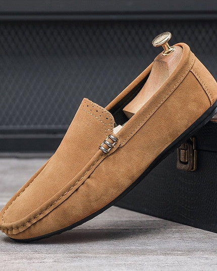 Loafers – Side Hardware Detail & Visible Stitching