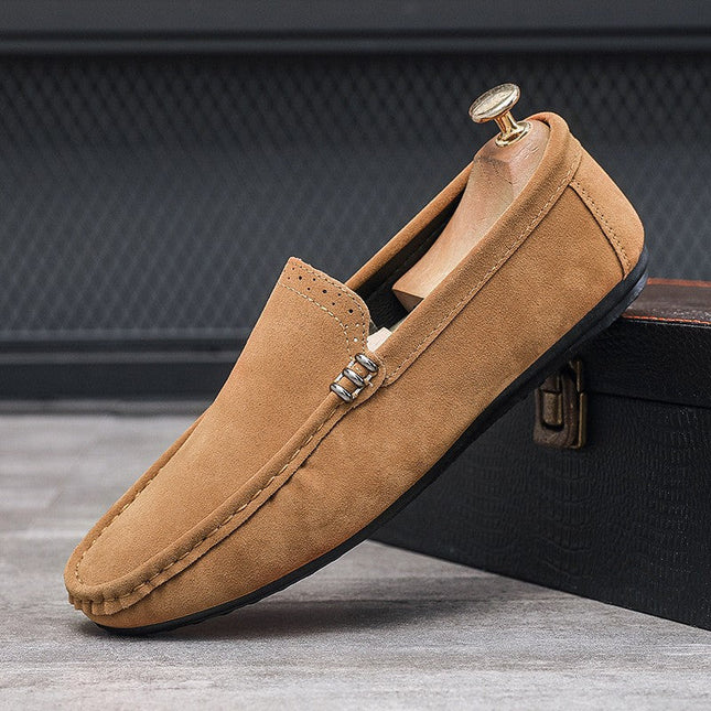 Loafers – Side Hardware Detail & Visible Stitching