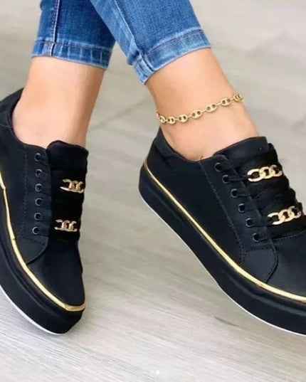 Michelle - Chic Chain Sneakers for Everyday Style