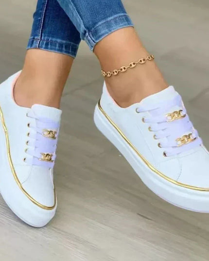 Michelle - Chic Chain Sneakers for Everyday Style