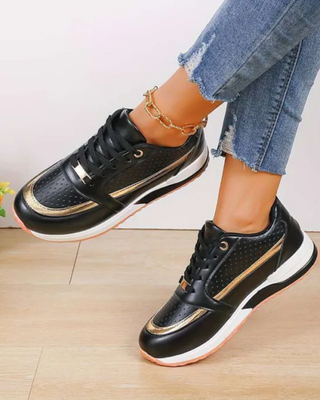 Margaret - Stylish Lace-Up Sneakers for Active Days