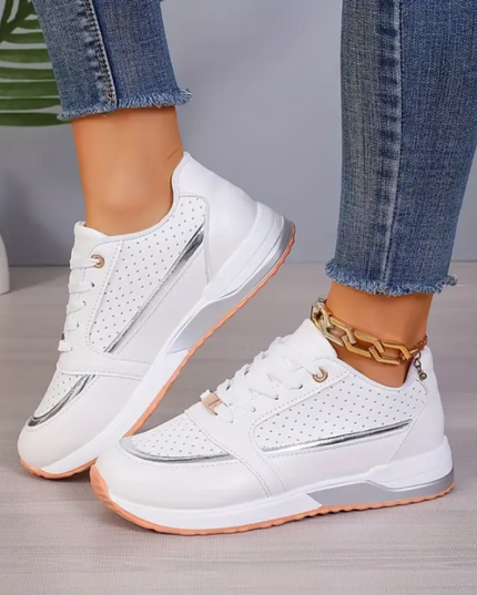 Margaret - Stylish Lace-Up Sneakers for Active Days