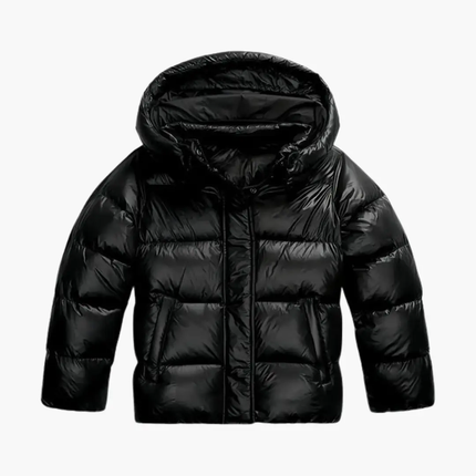 Women Quilted Jacket with Hood and Zipper