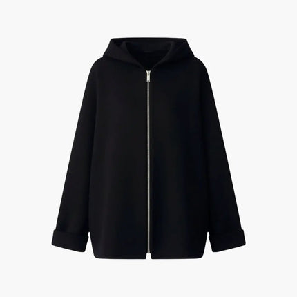 Women’s Hooded Jacket with Zipper and Pockets