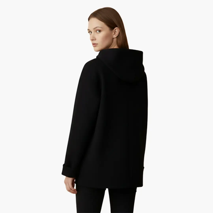 Women’s Hooded Jacket with Zipper and Pockets