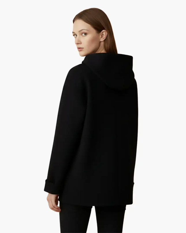 Women’s Hooded Jacket with Zipper and Pockets