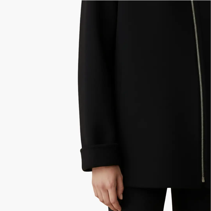 Women’s Hooded Jacket with Zipper and Pockets