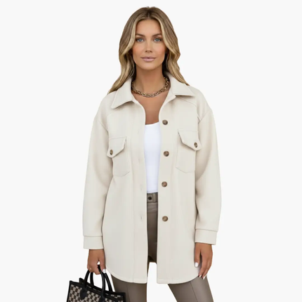Women’s Jacket with Buttons and Chest Pockets
