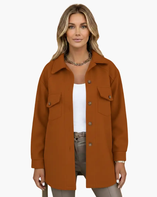 Women’s Jacket with Buttons and Chest Pockets
