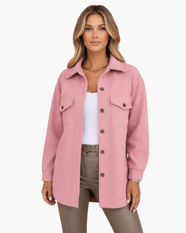 Women’s Jacket with Buttons and Chest Pockets