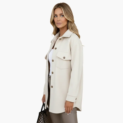 Women’s Jacket with Buttons and Chest Pockets