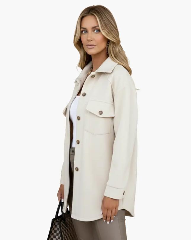 Women’s Jacket with Buttons and Chest Pockets