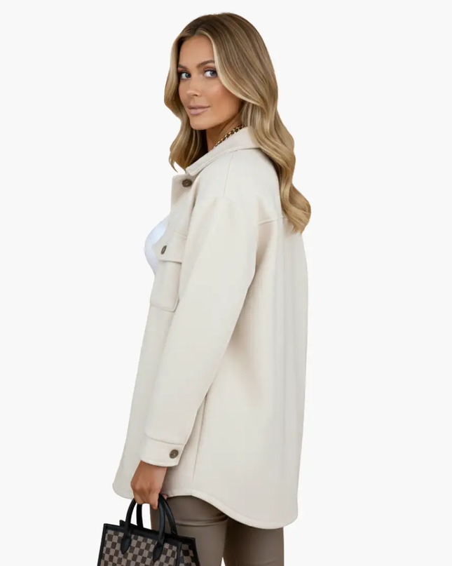 Women’s Jacket with Buttons and Chest Pockets