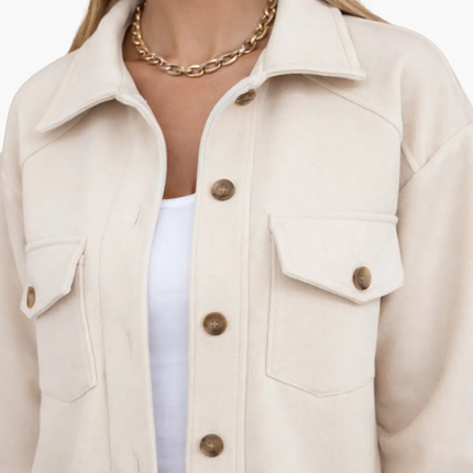 Women’s Jacket with Buttons and Chest Pockets
