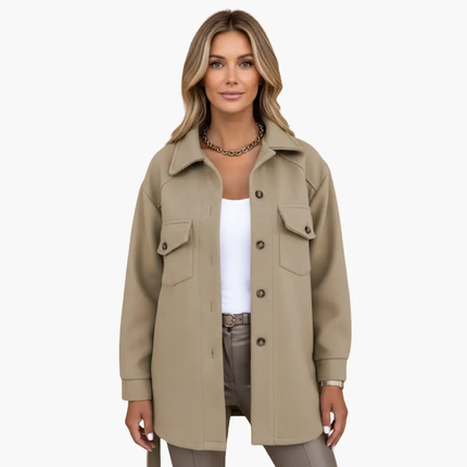 Women’s Jacket with Buttons and Chest Pockets