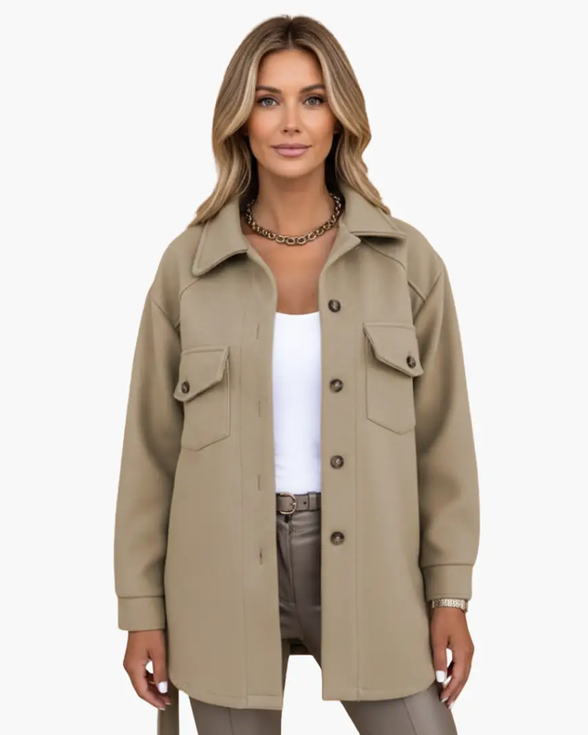 Women’s Jacket with Buttons and Chest Pockets