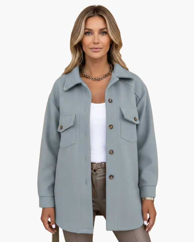 Women’s Jacket with Buttons and Chest Pockets