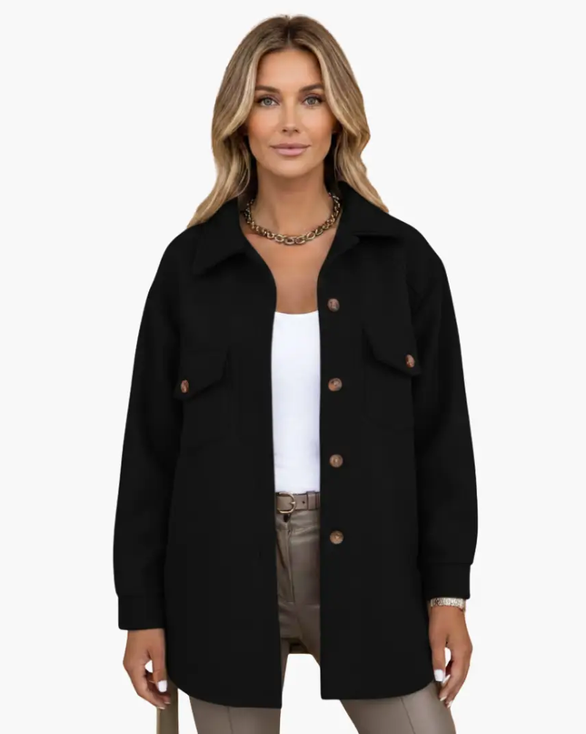 Women’s Jacket with Buttons and Chest Pockets