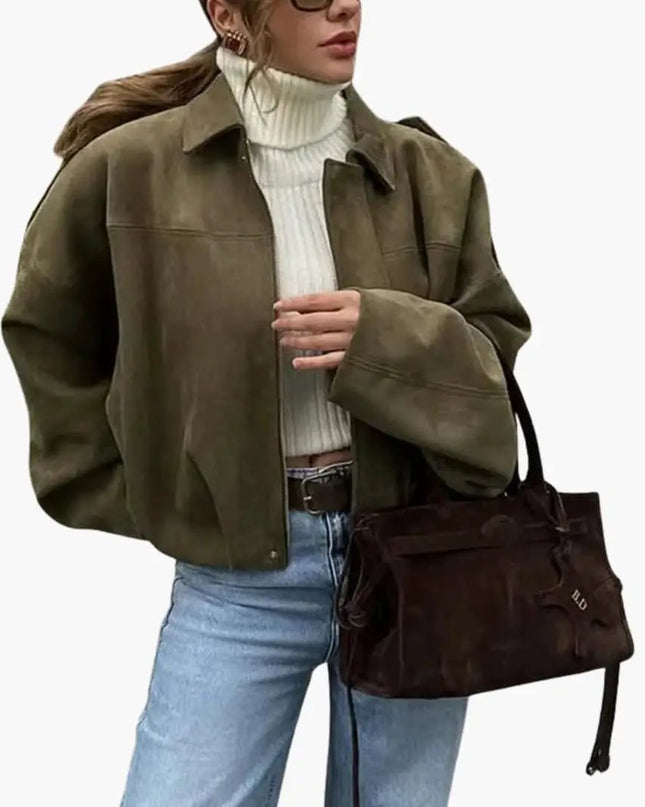 Women’s Jacket with Zipper Closure