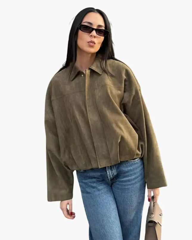 Women’s Jacket with Zipper Closure