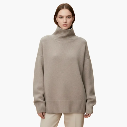 Women’s Oversized High-Neck Sweater