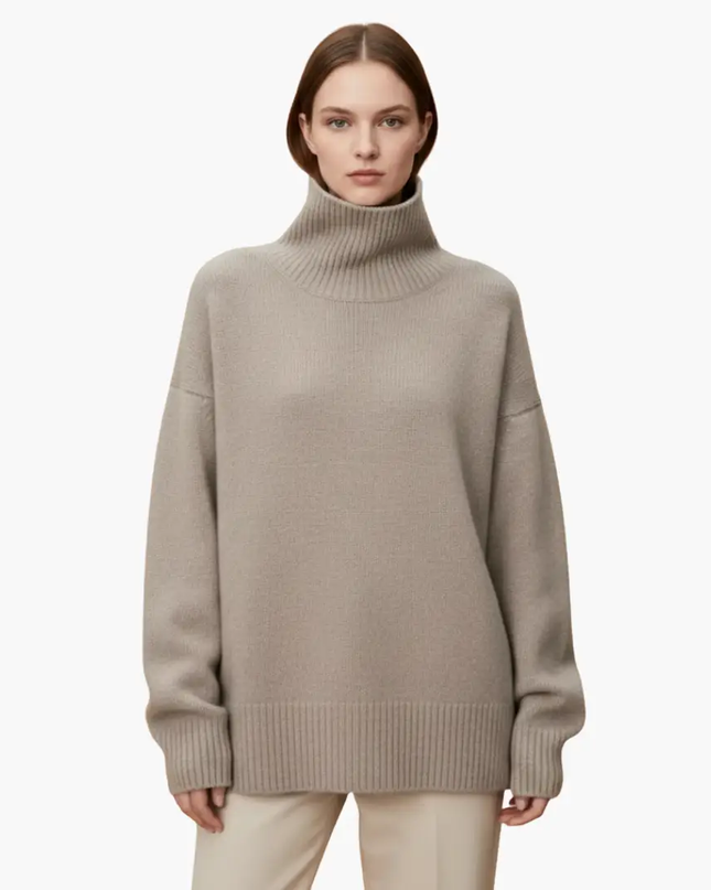 Women’s Oversized High-Neck Sweater