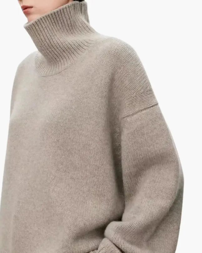 Women’s Oversized High-Neck Sweater
