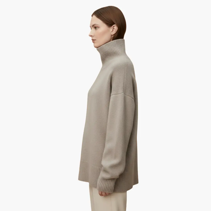 Women’s Oversized High-Neck Sweater