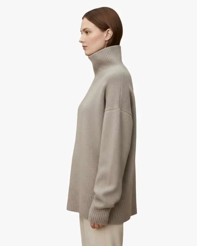 Women’s Oversized High-Neck Sweater