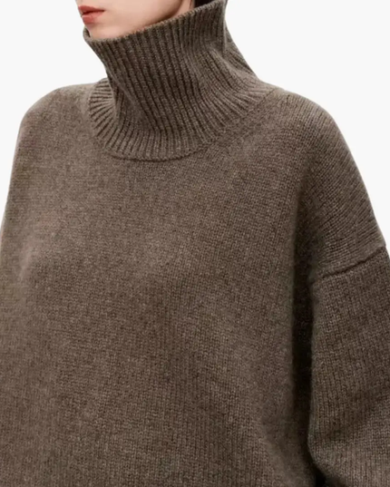 Women’s Oversized High-Neck Sweater