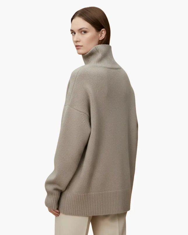 Women’s Oversized High-Neck Sweater