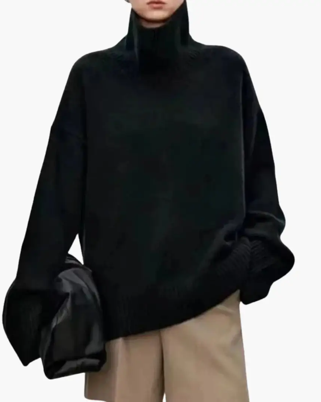 Women’s Oversized High-Neck Sweater