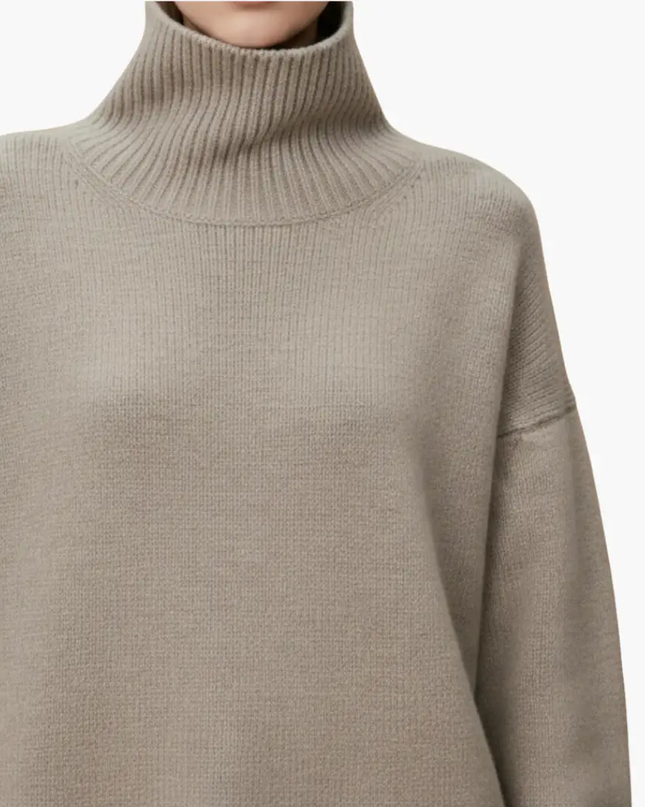 Women’s Oversized High-Neck Sweater