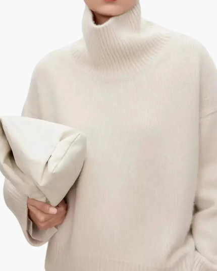 Women’s Oversized High-Neck Sweater