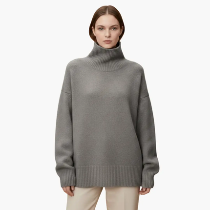 Women’s Oversized High-Neck Sweater