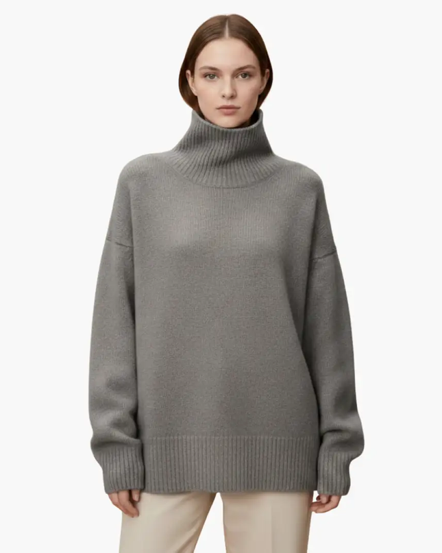Women’s Oversized High-Neck Sweater