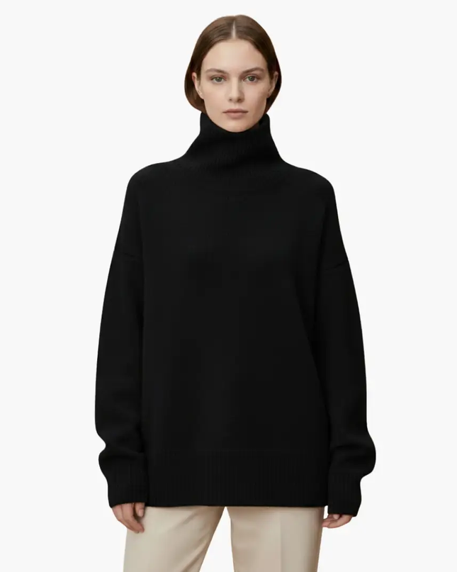 Women’s Oversized High-Neck Sweater