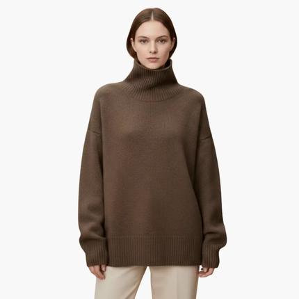 Women’s Oversized High-Neck Sweater