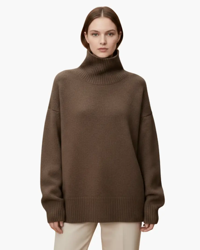 Women’s Oversized High-Neck Sweater