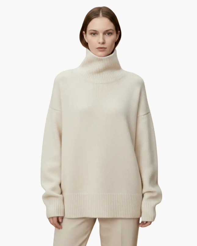 Women’s Oversized High-Neck Sweater