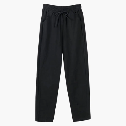 Women’s Pants with Drawstring Waist and Rolled Hem