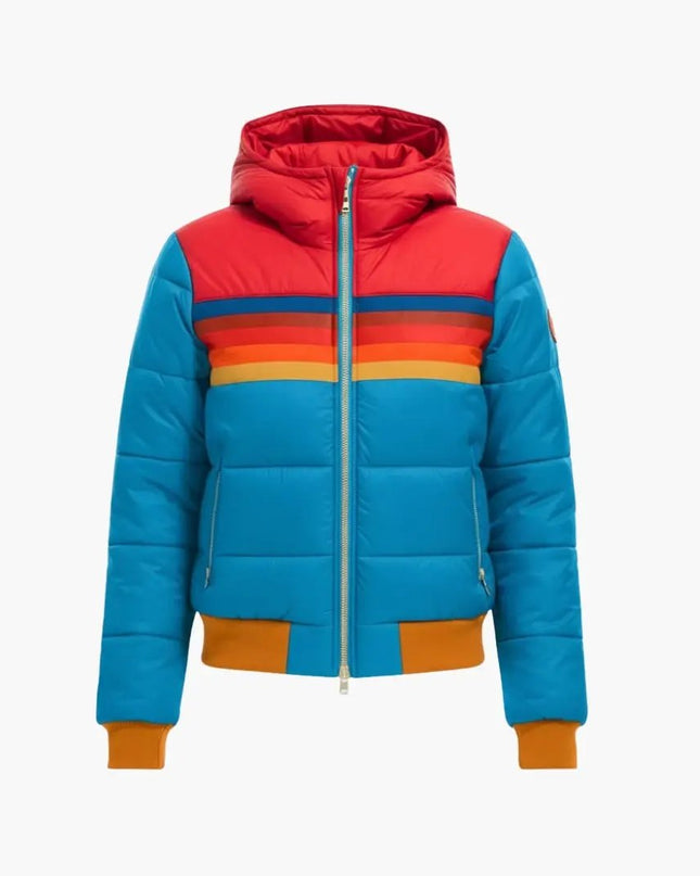 Women’s Quilted Jacket with Hood and Zipper
