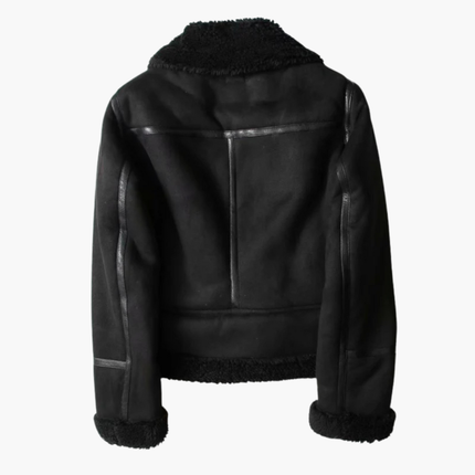 Women’s Zip Jacket with Plush Inner Layer and Adjustable Belt Hem