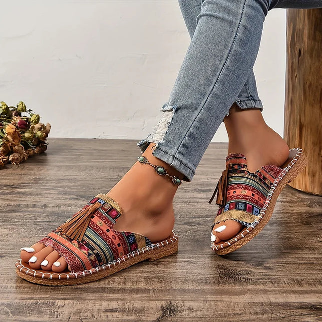 Stylish Woven Open-Toe Sandals for Women